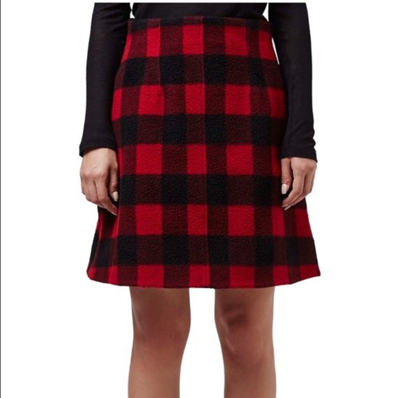 Topshop Dresses & Skirts - Topshop Buffalo plaid skirt
